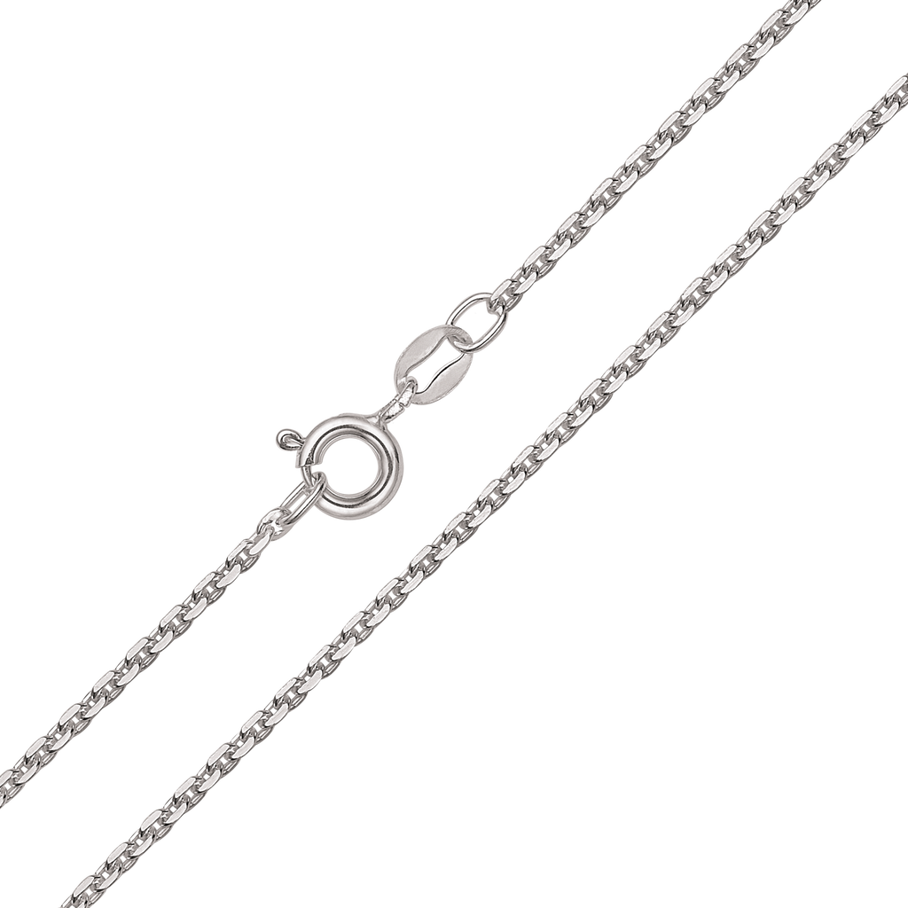 Sølv Ankerkæde 925s. facet 0.50 50cm.