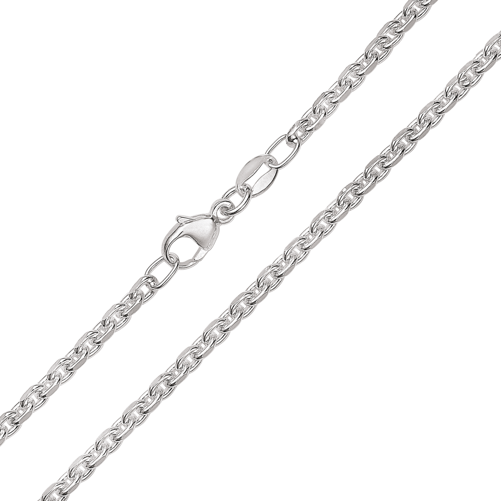 Sølv Ankerkæde flad 925s. 0.80 42cm.