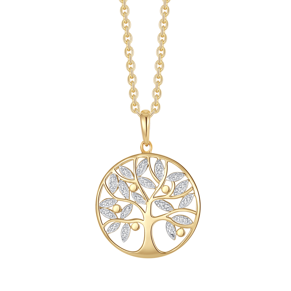 8 kt. Vedhæng Livets Træ