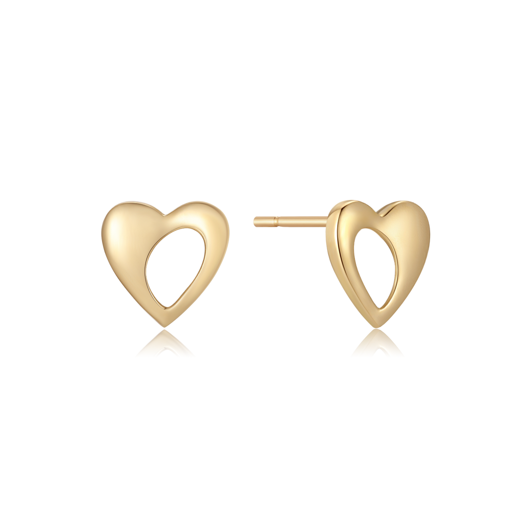 Goldene Ohrringe