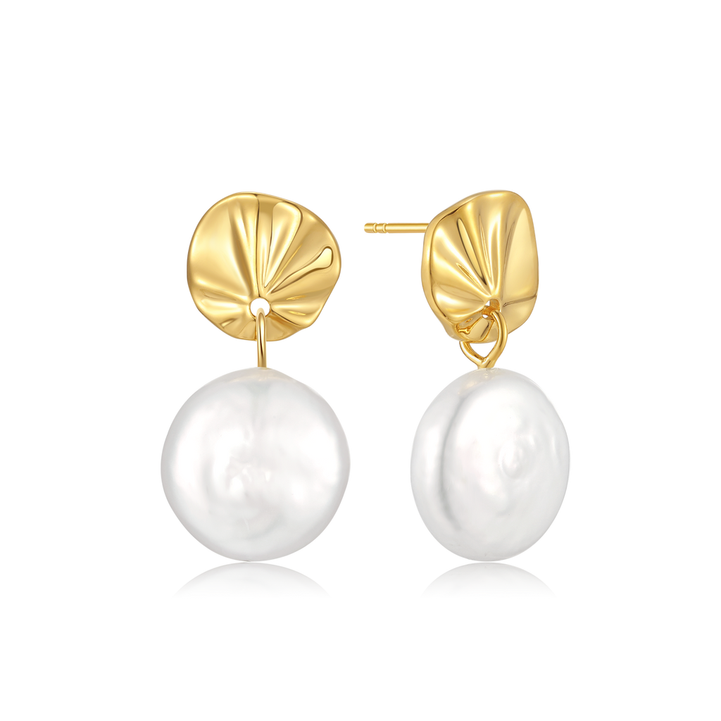 Vergoldete Ohrstecker