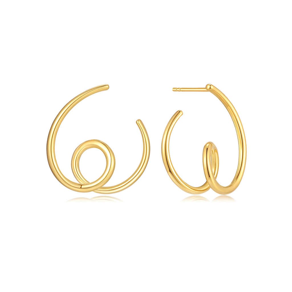 Forgyldt ørestikker