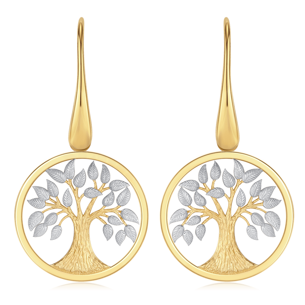 Forgyldt ørehænger