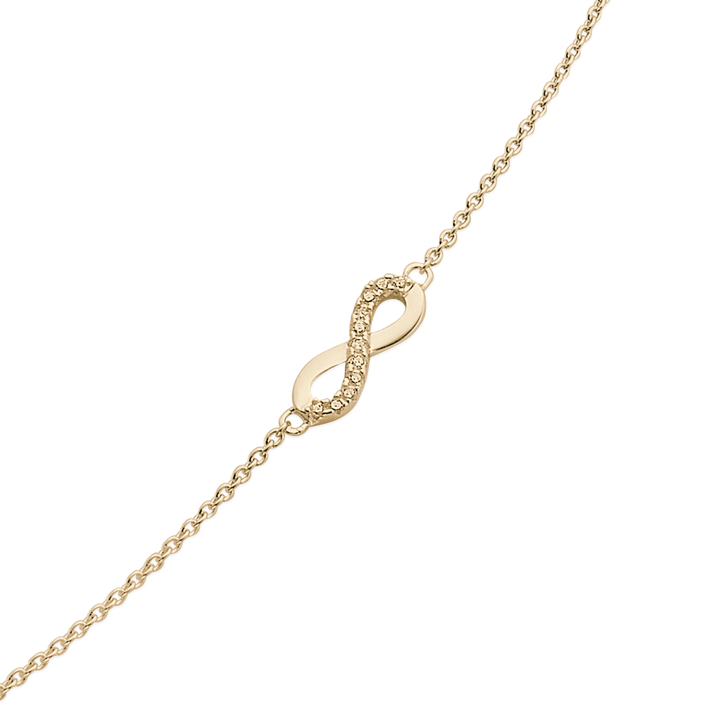 Zirkonia-Armband 21 cm.